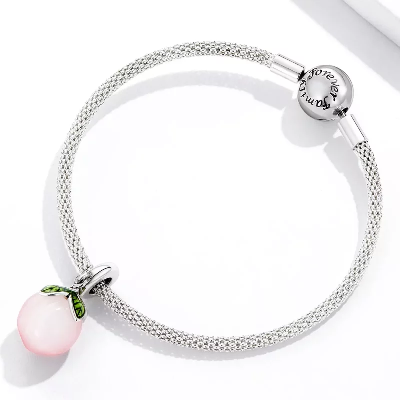(imagen para) Colgante de melocotones estilo Pandora - SCC2177 - Ver 3