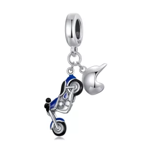 (imagen para) Colgante de motocicleta estilo Pandora - SCC2364