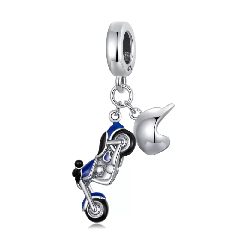 (imagen para) Colgante de motocicleta estilo Pandora - SCC2364