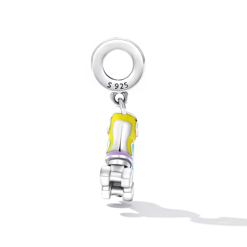 (imagen para) Colgante de patines de hielo estilo Pandora - SCC2213 - Ver 3