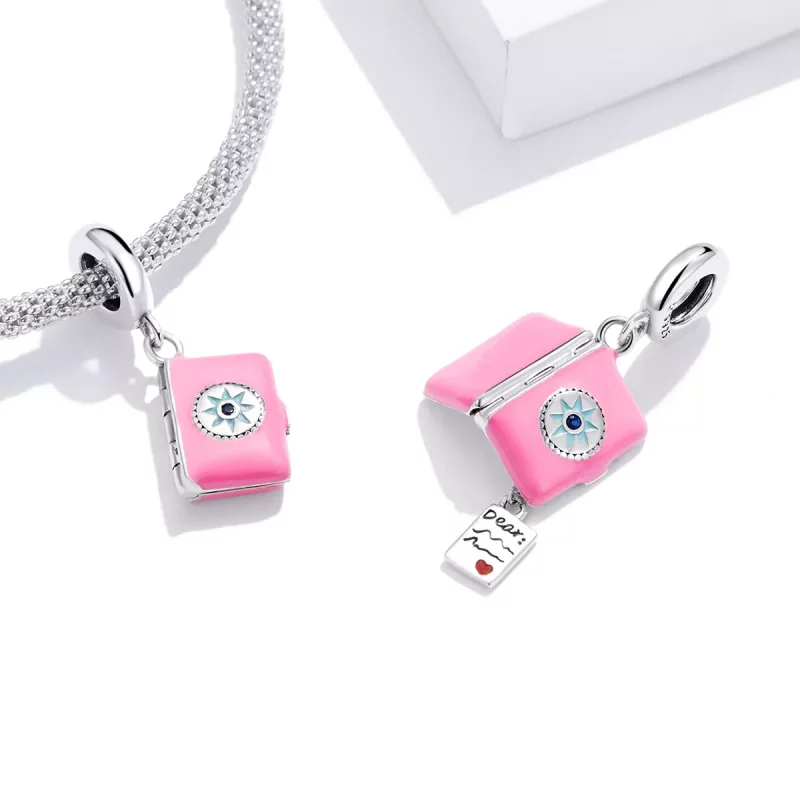 (imagen para) Colgante Diario de Amor Estilo Pandora - SCC1748 - Ver 4