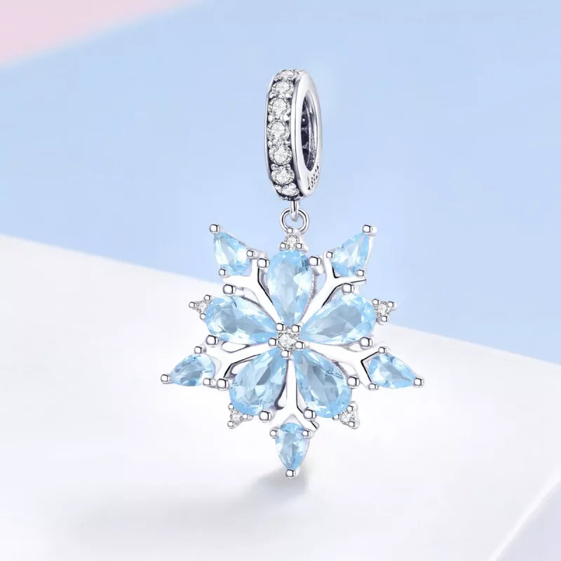 (imagen para) Colgante Pandora de Copos de Nieve de Plata - SCC940 - Ver 2