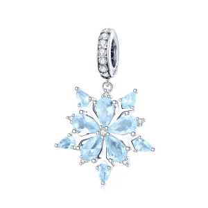 (imagen para) Colgante Pandora de Copos de Nieve de Plata - SCC940