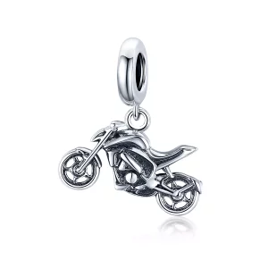 (imagen para) Dije de moto plateada estilo Pandora - SCC1712