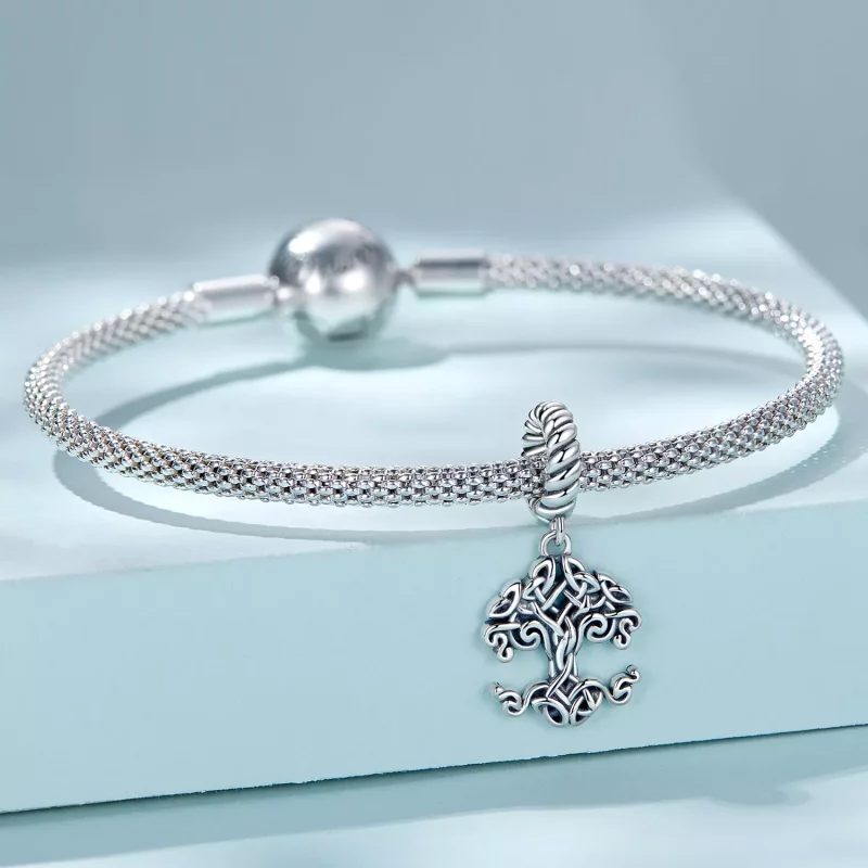 (imagen para) Dije estilo Pandora con colgante de árbol de la vida - SCC2360 - Ver 3