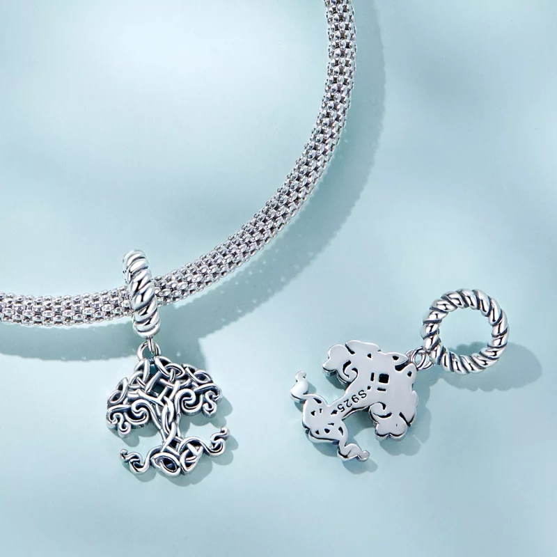 (imagen para) Dije estilo Pandora con colgante de árbol de la vida - SCC2360 - Ver 4
