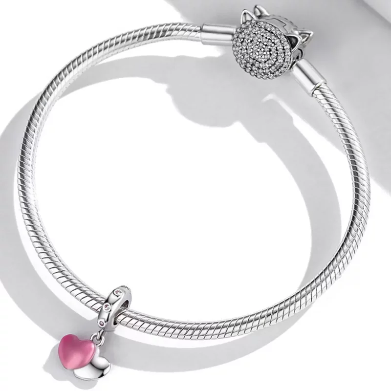 (imagen para) Doble amor colgante estilo Pandora - SCC2006 - Ver 3