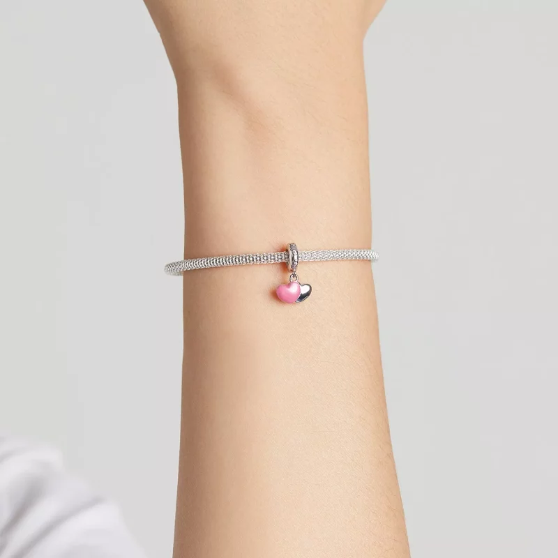 (imagen para) Doble amor colgante estilo Pandora - SCC2006 - Ver 5