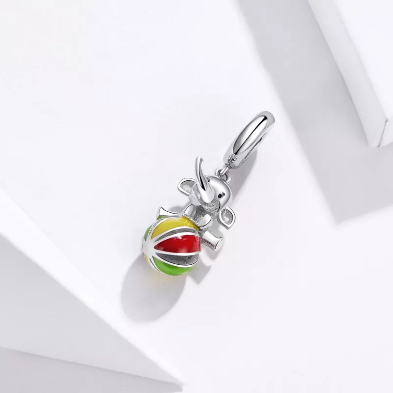 (imagen para) Elefante colgante estilo Pandora - BSC091 - Ver 2