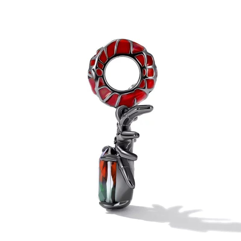 (imagen para) Estilo Pandora Araña Oscura Colgante - SCC2292 - Ver 3