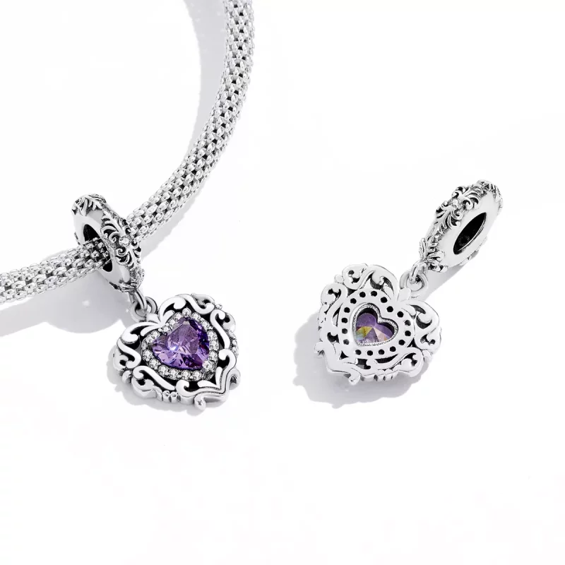 (imagen para) Estilo Pandora Clásico Love Dangle - SCC2181 - Ver 4
