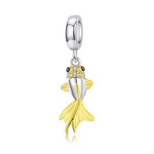 (imagen para) Estilo Pandora Colgante Dorado Koi - BSC127