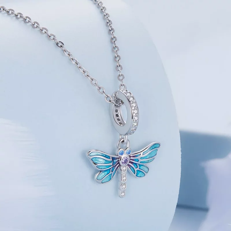 (imagen para) Estilo Pandora Colgante Libélula - BSC665 - Ver 2
