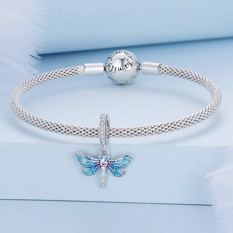 (imagen para) Estilo Pandora Colgante Libélula - BSC665 - Ver 3