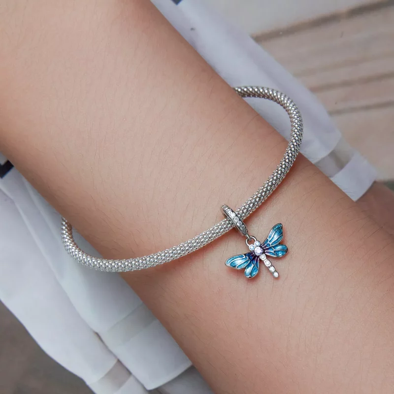 (imagen para) Estilo Pandora Colgante Libélula - BSC665 - Ver 5