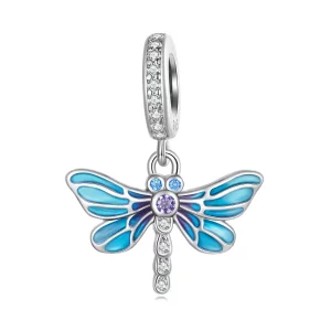 (imagen para) Estilo Pandora Colgante Libélula - BSC665