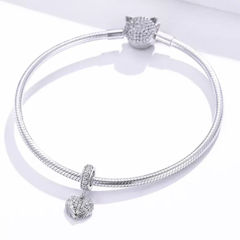 (imagen para) Estilo Pandora Cuidadoso Dangle - BSC138 - Ver 3