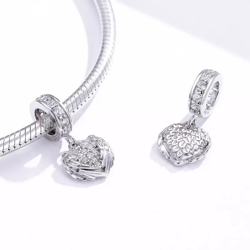(imagen para) Estilo Pandora Cuidadoso Dangle - BSC138 - Ver 4