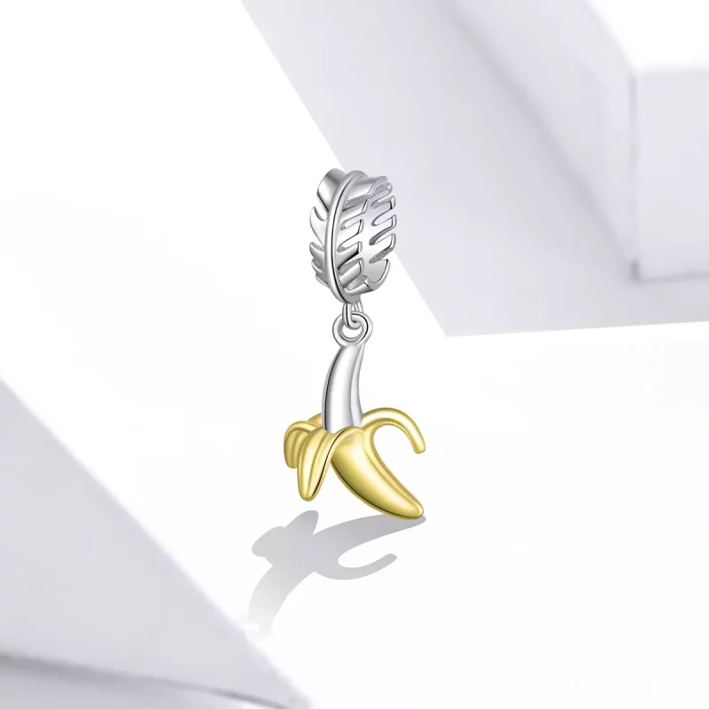 (imagen para) Estilo Pandora Delicioso Colgante de Plátano - SCC1592 - Ver 2