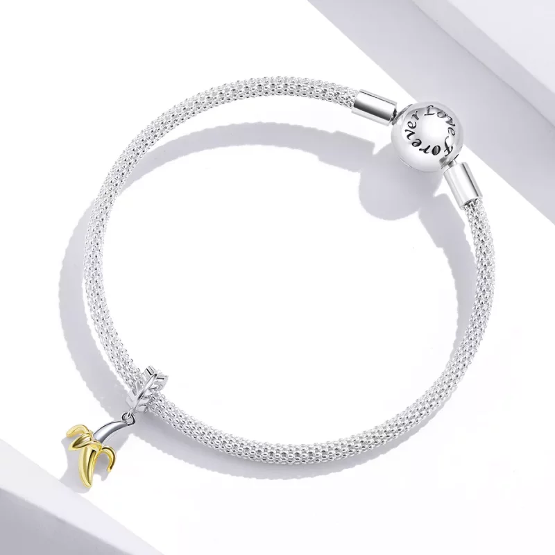 (imagen para) Estilo Pandora Delicioso Colgante de Plátano - SCC1592 - Ver 4