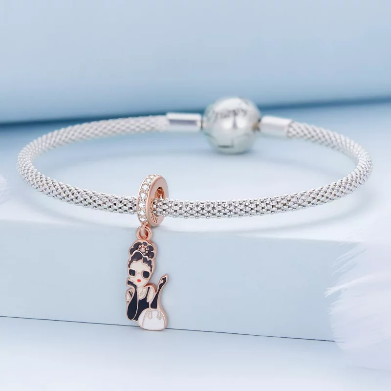(imagen para) Estilo Pandora Diosa Hepburn - Colgante BSC641 - Ver 3