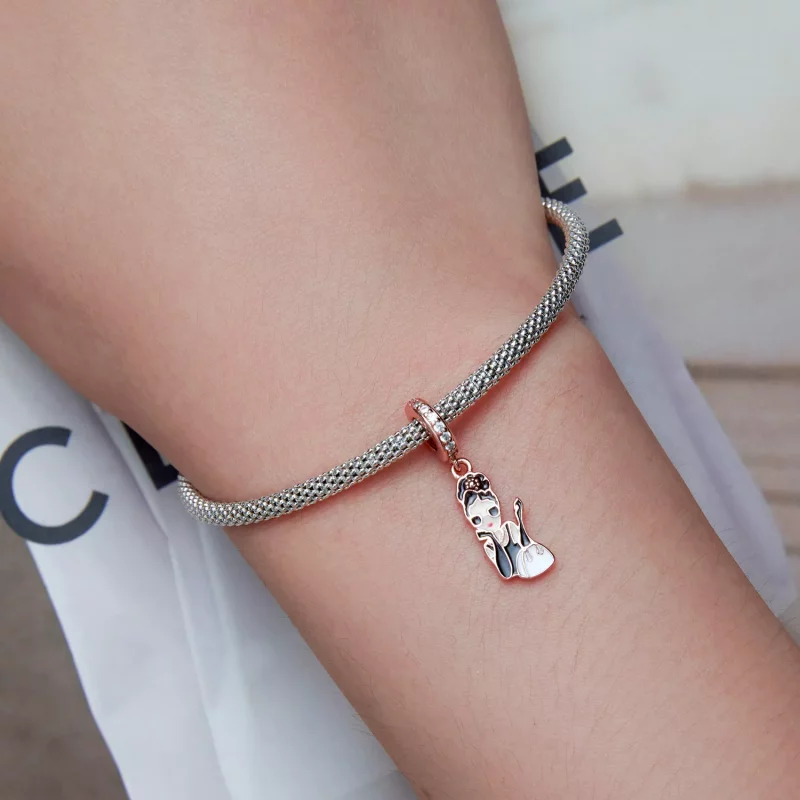 (imagen para) Estilo Pandora Diosa Hepburn - Colgante BSC641 - Ver 5