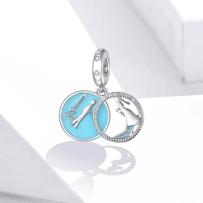 (imagen para) Estilo Pandora Encanto Romántico - Dangle BSC312 - Ver 2