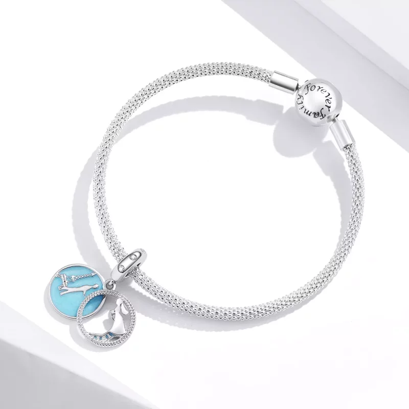 (imagen para) Estilo Pandora Encanto Romántico - Dangle BSC312 - Ver 4