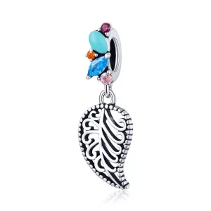 (imagen para) Estilo Pandora Estilo Colgante Hojas - BSC455