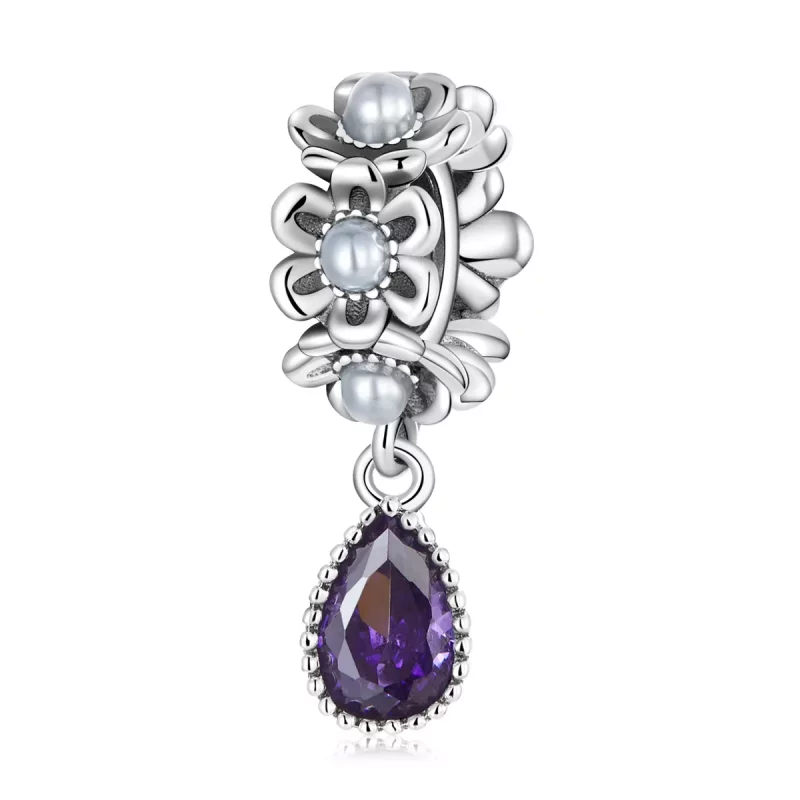 (imagen para) Estilo Pandora Gota de Agua Clásica con Dije - SCC2180
