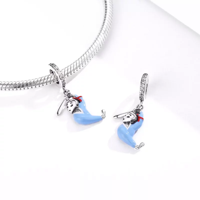 (imagen para) Estilo Pandora Hua Mulan Dangle - SCC1570 - Ver 4