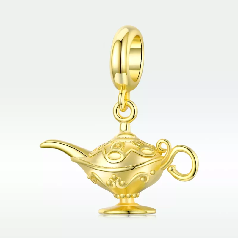 (imagen para) Estilo Pandora Lámpara Mágica con Baño de Oro de 18 quilates - SCC1819 - Ver 5