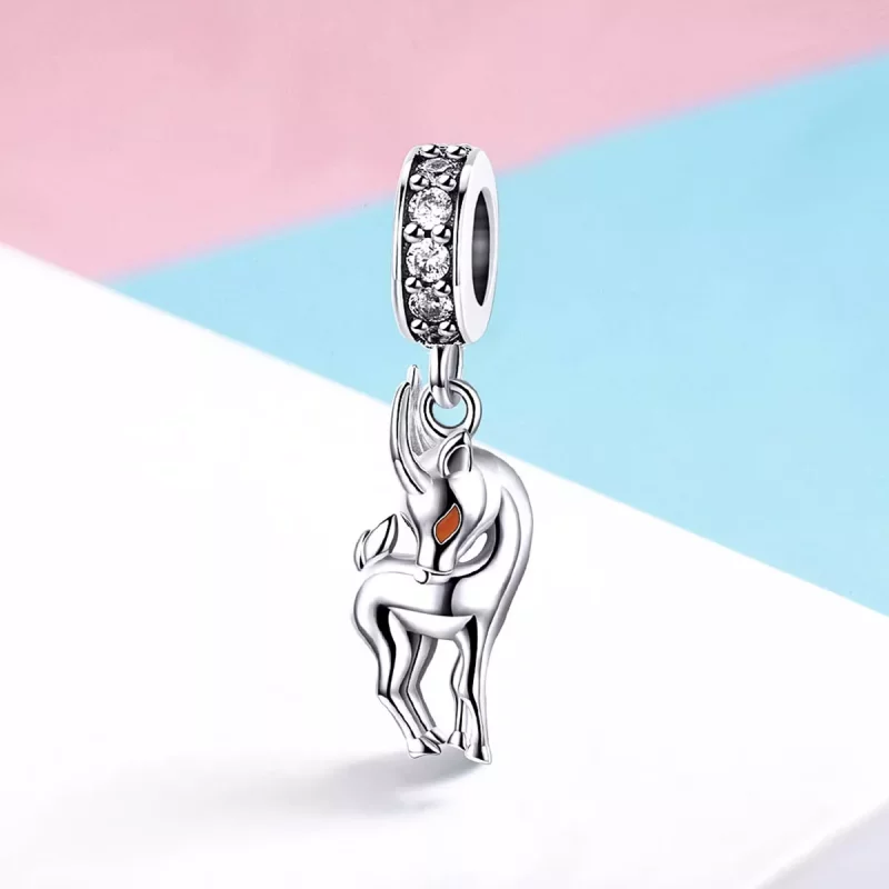 (imagen para) Estilo Pandora Último colgante de Antílope Tibetano - BSC046 - Ver 2