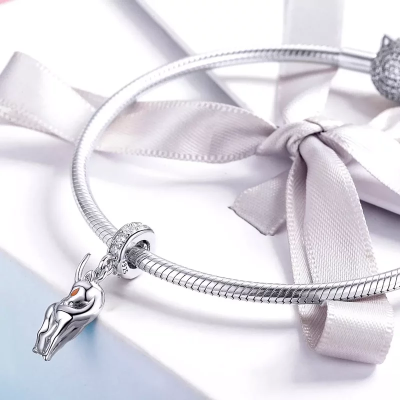 (imagen para) Estilo Pandora Último colgante de Antílope Tibetano - BSC046 - Ver 3