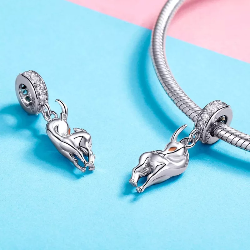 (imagen para) Estilo Pandora Último colgante de Antílope Tibetano - BSC046 - Ver 4