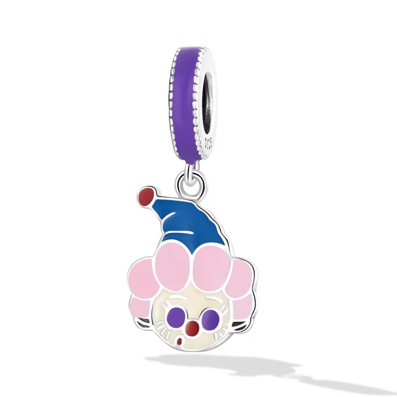 (imagen para) Estilo Pandora Payaso Lindo Colgante - SCC2236 - Ver 2