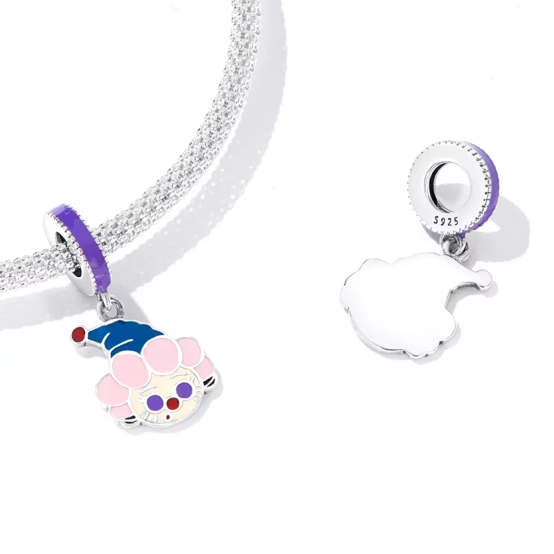 (imagen para) Estilo Pandora Payaso Lindo Colgante - SCC2236 - Ver 4