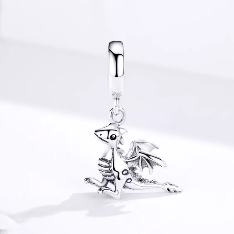 (imagen para) Estilo Pandora Plata Eres Mágico Dragón Colgante - SCC1322 - Ver 2