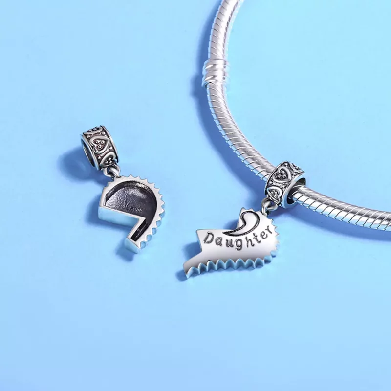 (imagen para) Estilo Pandora Plata Madre e Hija Colgante - SCC427 - Ver 6