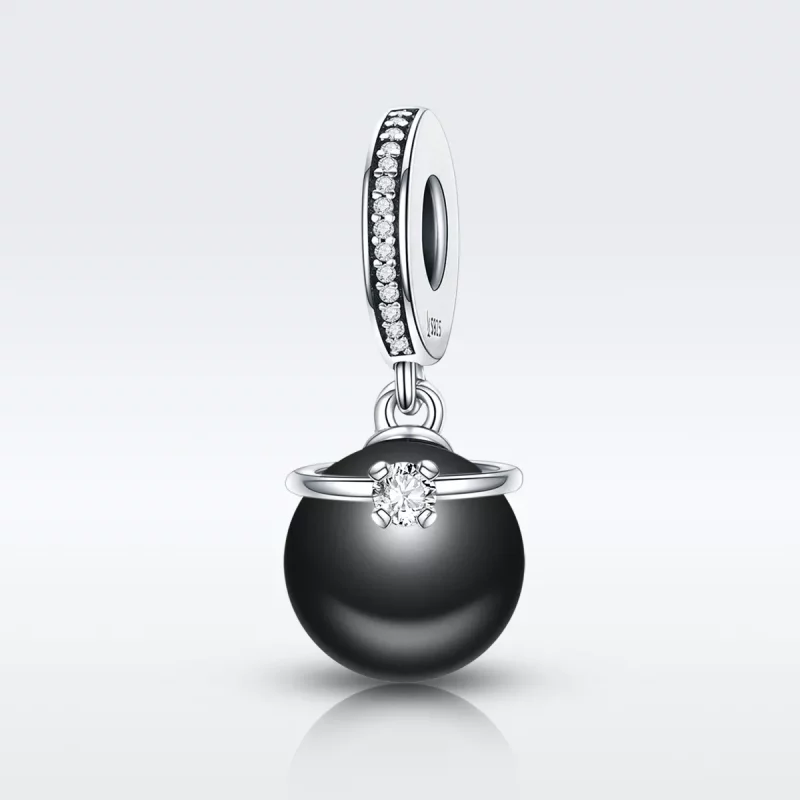 (imagen para) Estilo Pandora Plata Prestigio Perlas Colgante - SCC572 - Ver 3