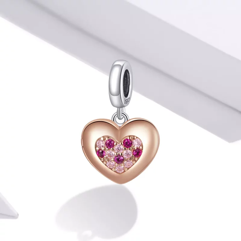 (imagen para) Estilo Pandora Promesa de Amor Colgante - BSC396 - Ver 2