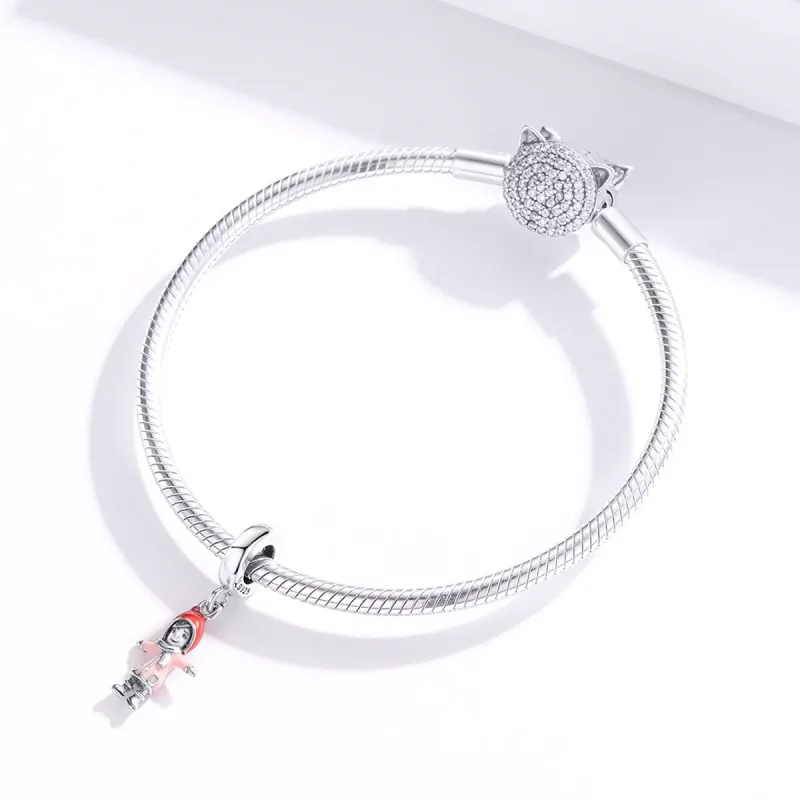 (imagen para) Estilo Pandora Sunshine Girl Dangle - SCC1353 - Ver 4