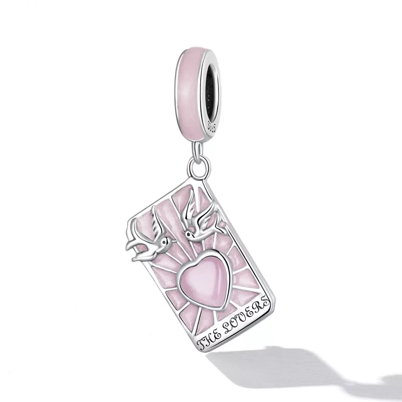 (imagen para) Estilo Pandora Tarot - Colgante Amantes - SCC2263 - Ver 2
