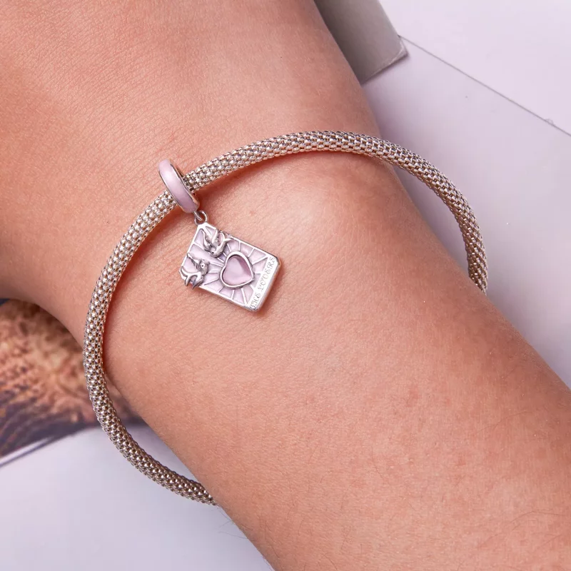 (imagen para) Estilo Pandora Tarot - Colgante Amantes - SCC2263 - Ver 6