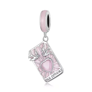 (imagen para) Estilo Pandora Tarot - Colgante Amantes - SCC2263