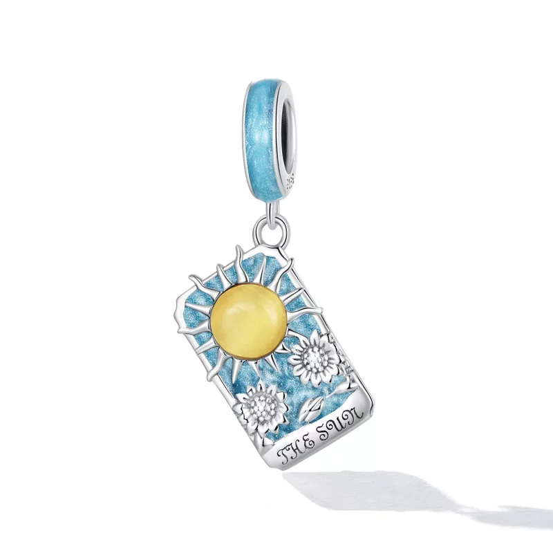 (imagen para) Estilo Pandora Tarot - Colgante Sol - SCC2264 - Ver 2