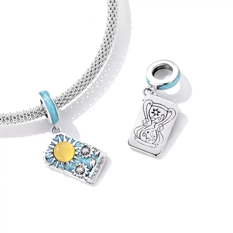(imagen para) Estilo Pandora Tarot - Colgante Sol - SCC2264 - Ver 4