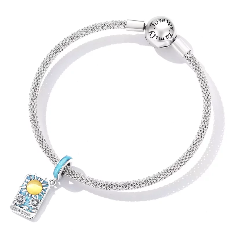 (imagen para) Estilo Pandora Tarot - Colgante Sol - SCC2264 - Ver 5