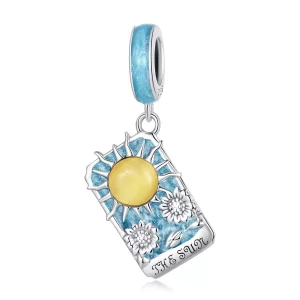 (imagen para) Estilo Pandora Tarot - Colgante Sol - SCC2264