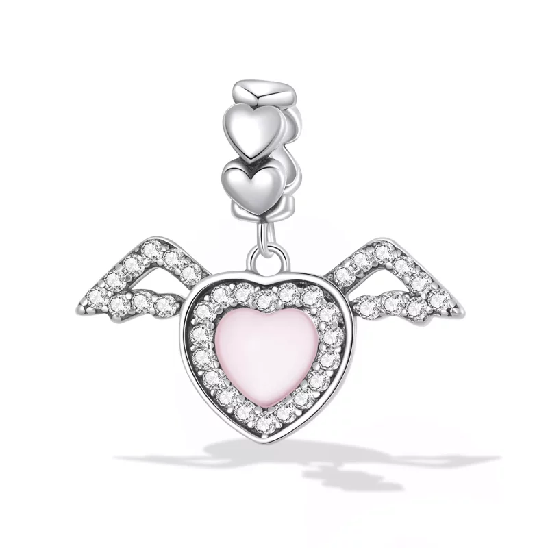 (imagen para) Pandora estilo alas de amor colgante - SCC2229 - Ver 2